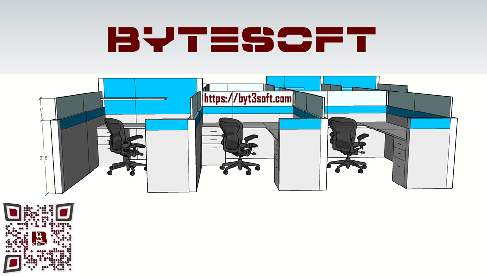 bytesoft solutions cubicle 3d design 01